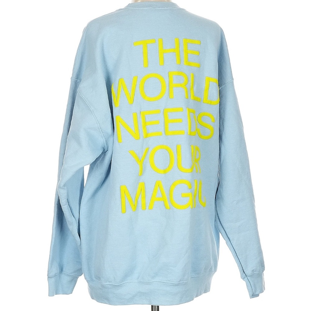 Dressed in Lala The World Needs Your Magic Oversized Pullover - Picture 4 of 7
